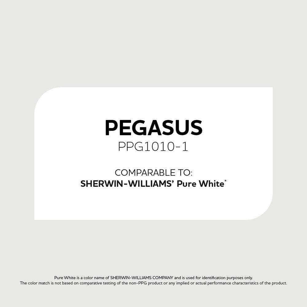 Glidden Multi-Pro 1 gal. PPG1010-1 Pegasus Ultra Flat Interior Paint (3)