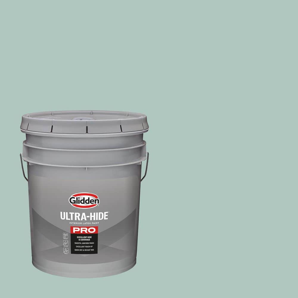 Glidden Ultra-Hide 5 gal. PPG1138-3 Crystal Oasis Ultra Flat Interior Paint