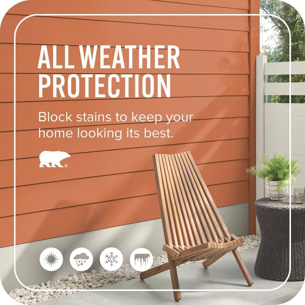 BEHR ULTRA 5 gal. #PMD-103 Sweet Carrot Semi-Gloss Enamel Exterior Paint & Primer (4)