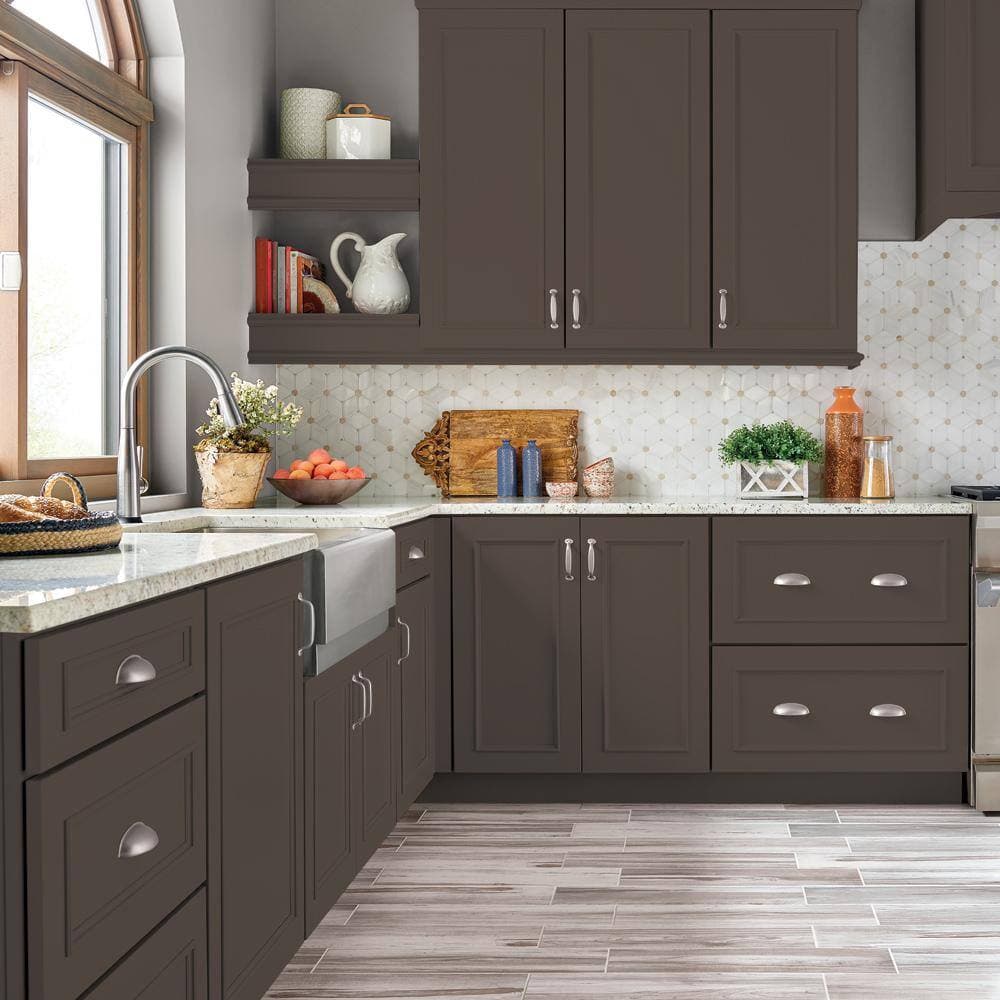 BEHR PREMIUM #PPU5-19 Enamel Interior/Exterior Cabinet, Door & Trim Paint (4)