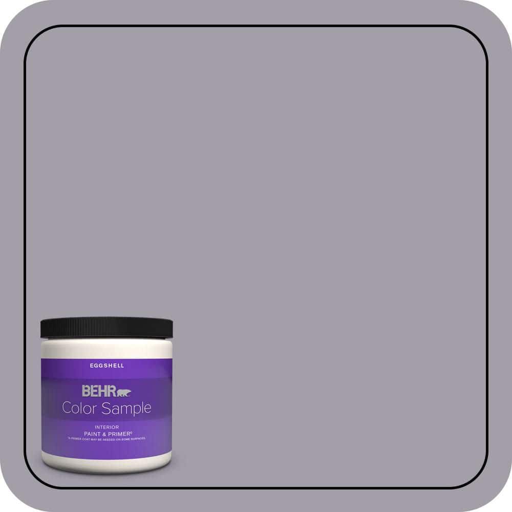 BEHR PREMIUM PLUS 8 oz. #N550-4 Ashberry Eggshell Enamel Interior Paint & Primer Color Sample (1)