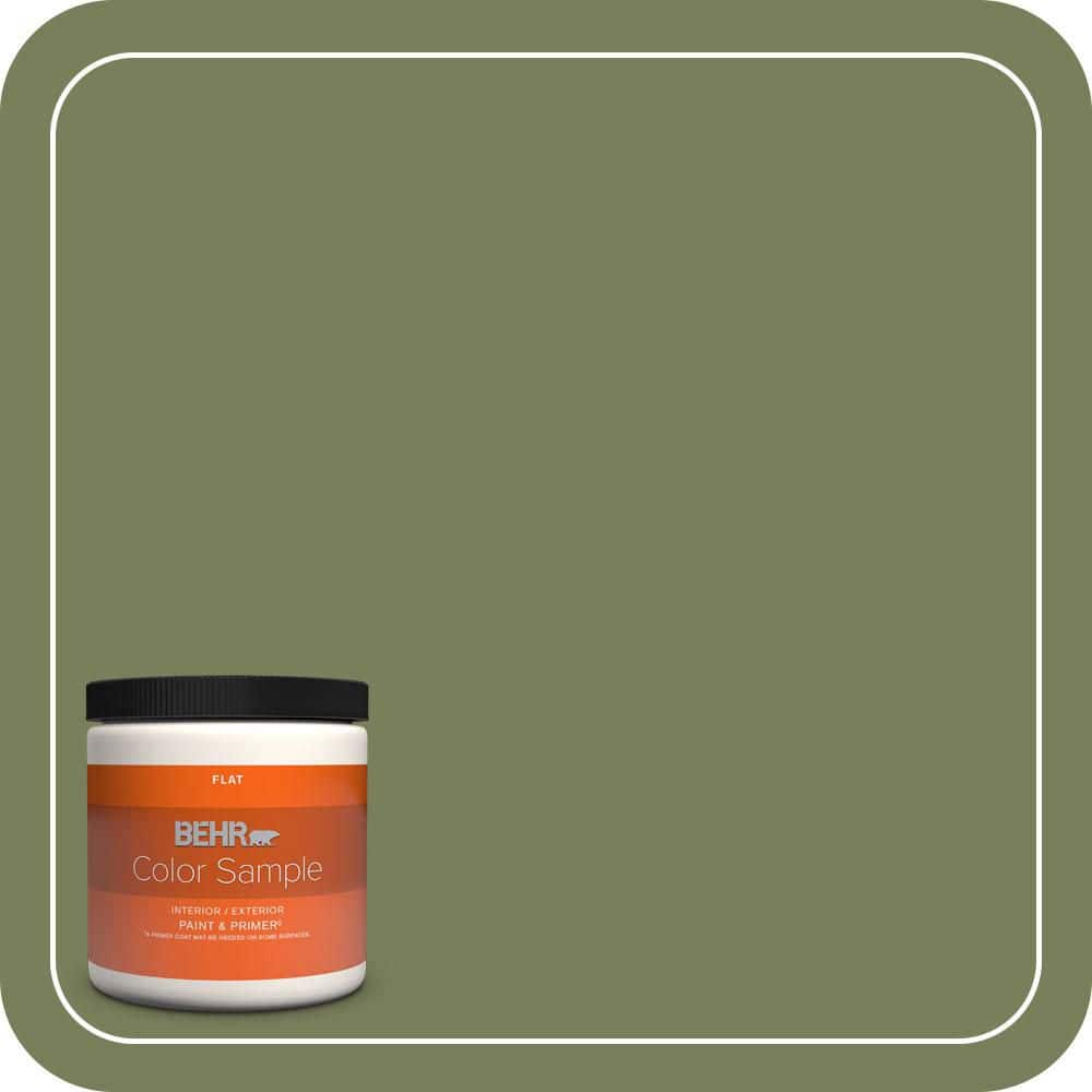 BEHR PREMIUM PLUS #410F-6 Grape Vine Enamel Low Odor & Primer (1)