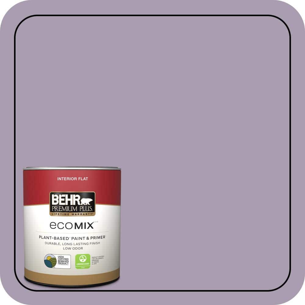 BEHR PREMIUM PLUS 1 qt. #PPU16-12 Charm Flat EcoMix Plant-Based Interior Paint & Primer (1)