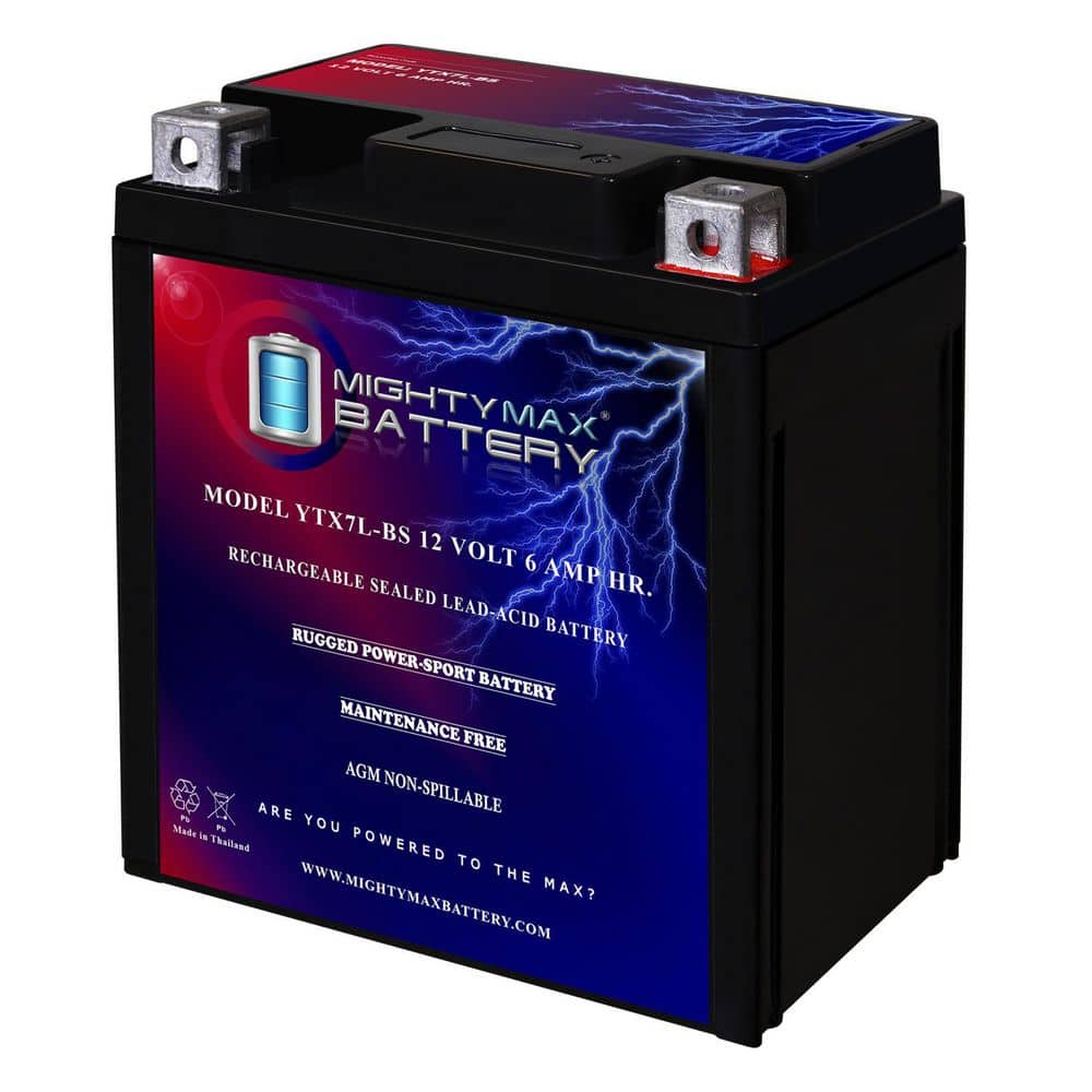 MIGHTY MAX BATTERY 12-Volt 6Ah Replacement Battery for Honda 250 CRF250L 13-19 (1)