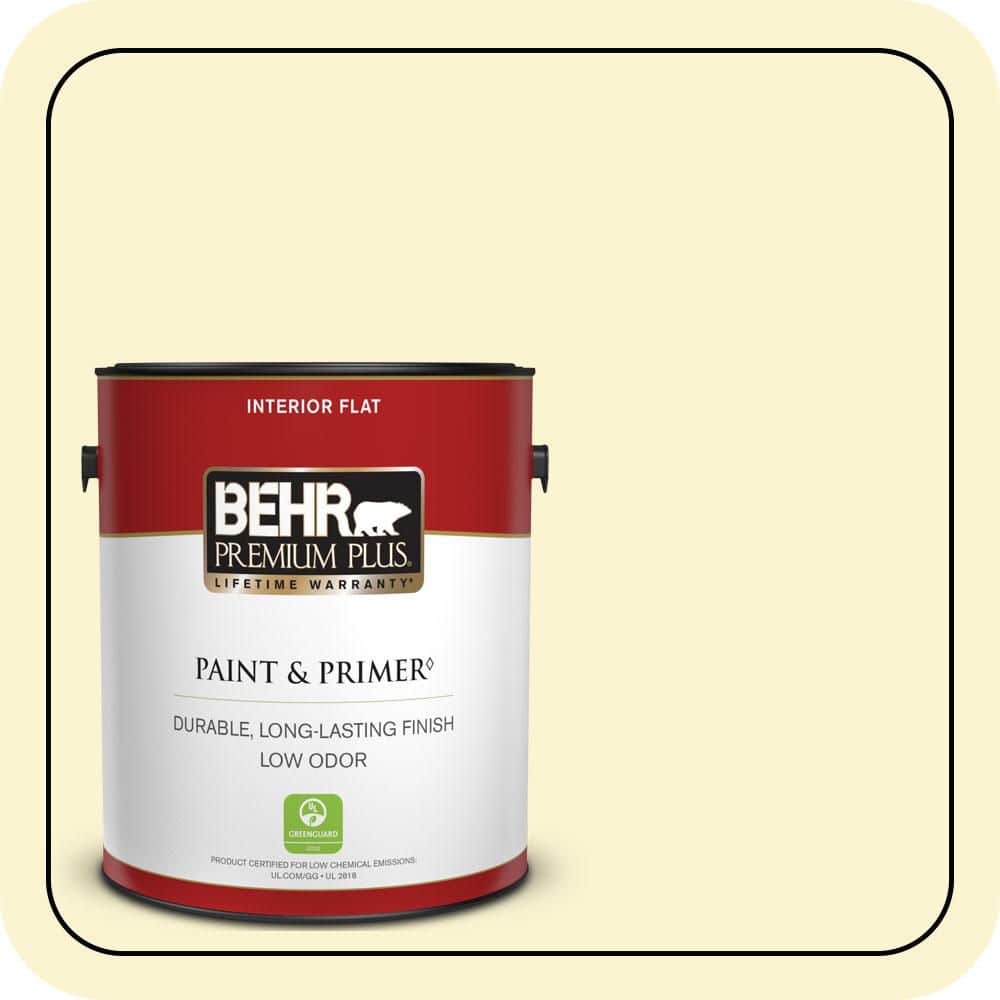BEHR PREMIUM PLUS 1 gal. #P310-1 Effervescent Flat Low Odor Interior Paint & Primer (1)
