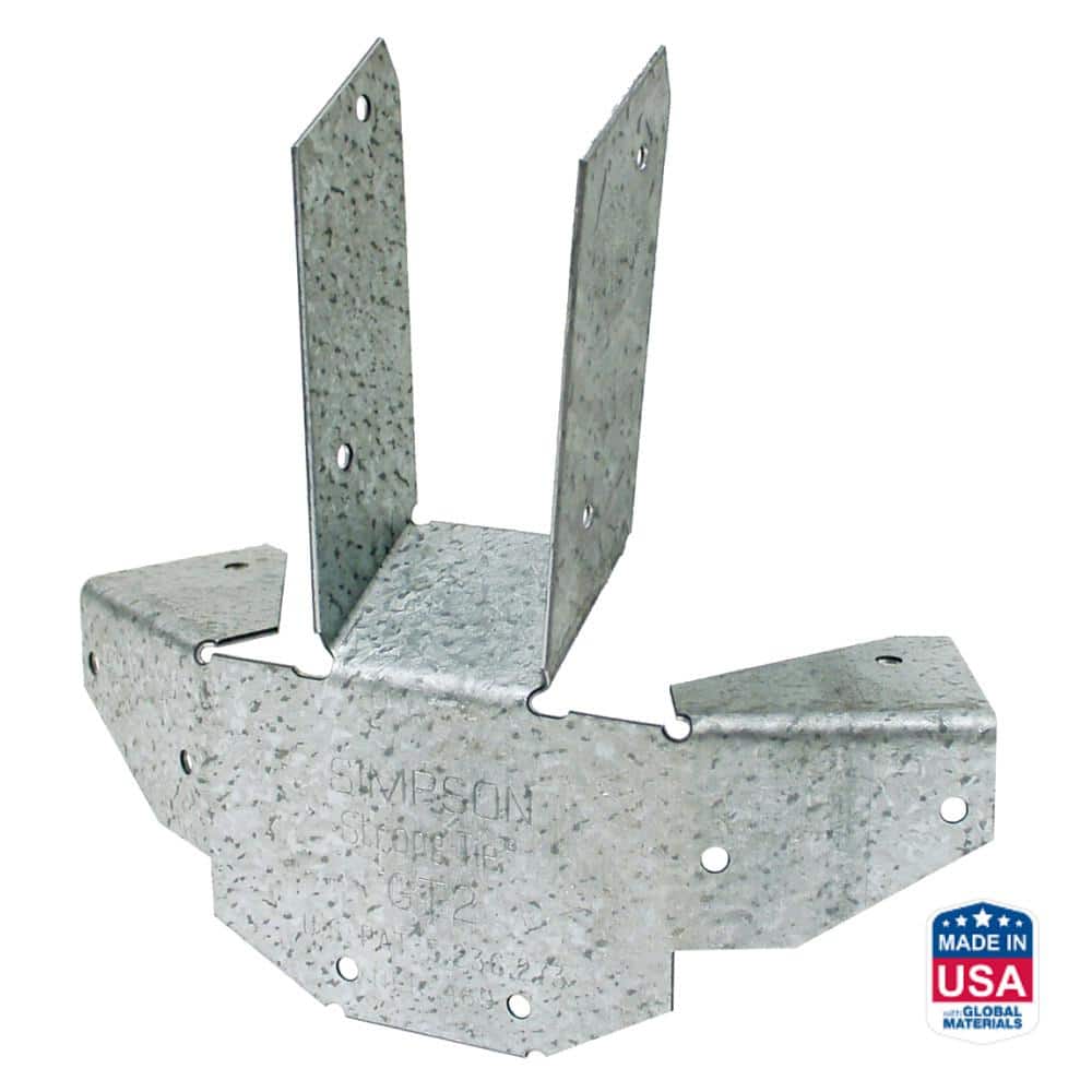 Simpson Strong-Tie GT ZMAX Galvanized 16-Gauge Gazebo Tie for 6-2x Rafter to Post (1)