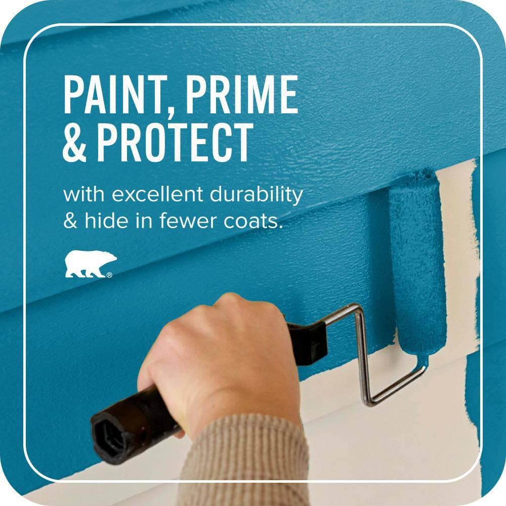 BEHR ULTRA 1 qt. #P490-7 Mayan Treasure Semi-Gloss Enamel Exterior Paint & Primer (3)