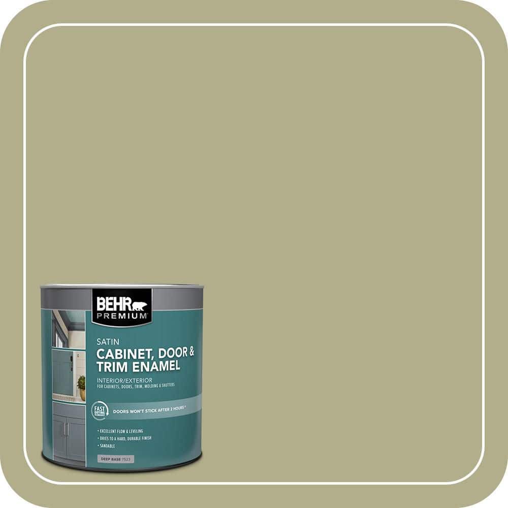 BEHR PREMIUM 1 qt. #PPU9-21 Sanctuary Satin Enamel Interior/Exterior Cabinet, Door & Trim Paint (1)