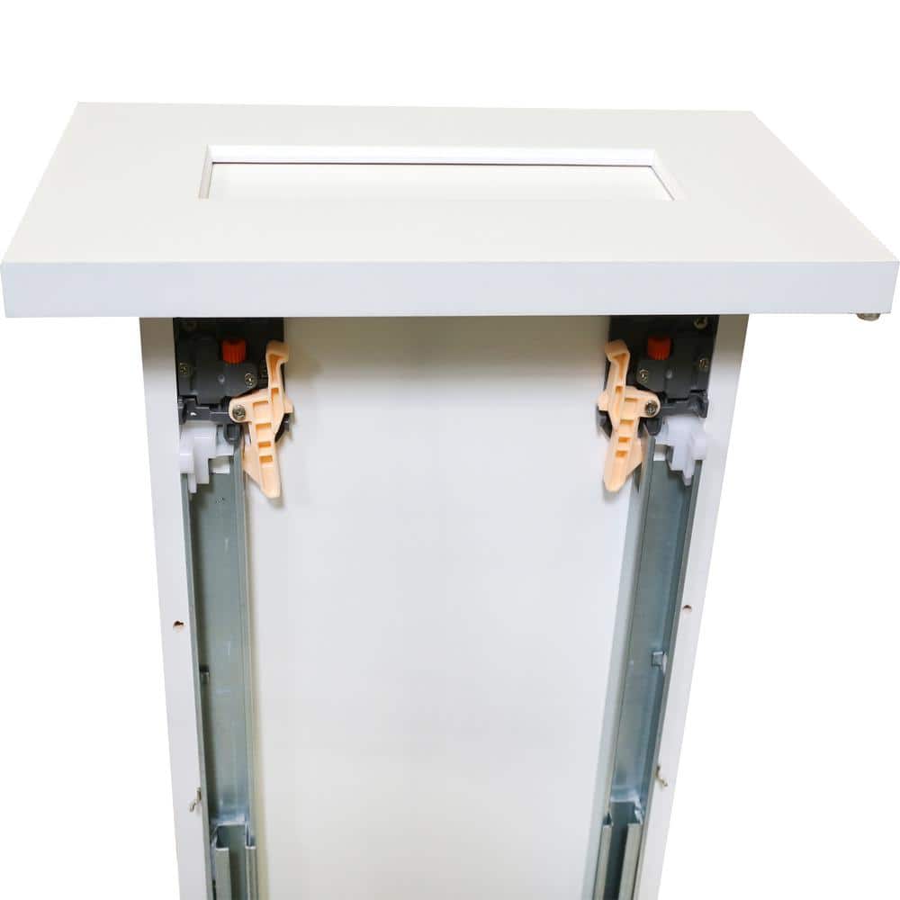 Plywell Ready to Assemble Shaker W D 34.5 in. H Vanity Cabinet with 3 Drawers (2)