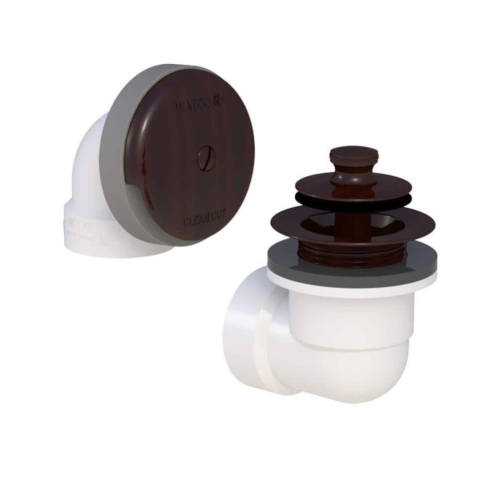 Watco 601 Series Sch. 40 PVC Bath Waste Half Kit - Push Pull