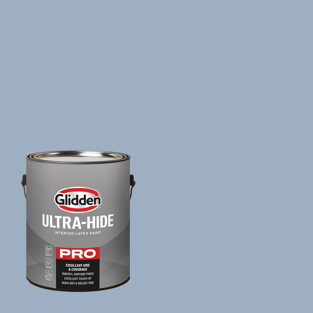 Glidden Ultra-Hide 1 gal. PPG1163-4 Sterling Silver Semi-Gloss Interior Paint