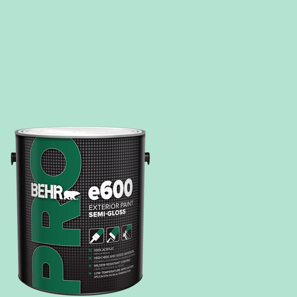 BEHR PRO 1 gal. #P420-2 Crystal Rapids Semi-Gloss Exterior Paint