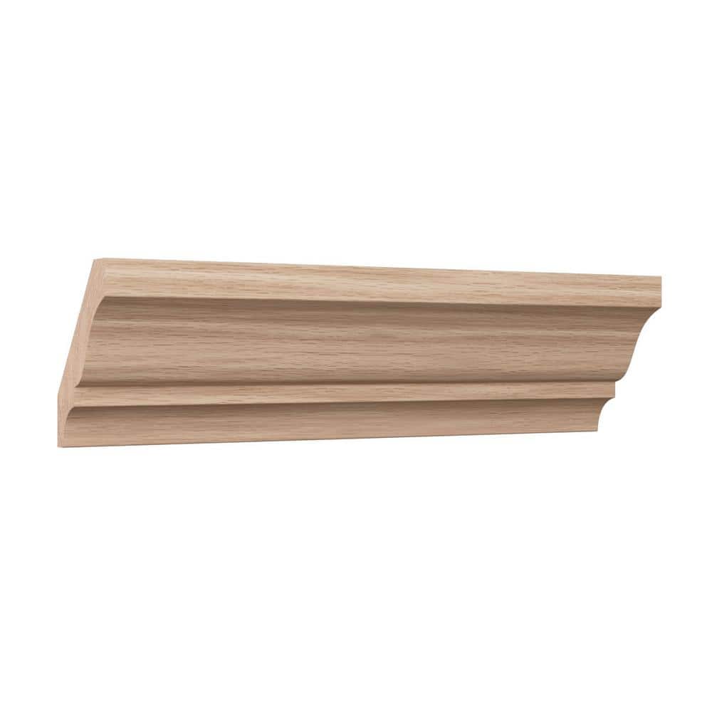 Ekena Millwork WM52 0.56 in. D x 2.75 in. W x 96 in. L Wood (Red Oak) Crown Molding (3)