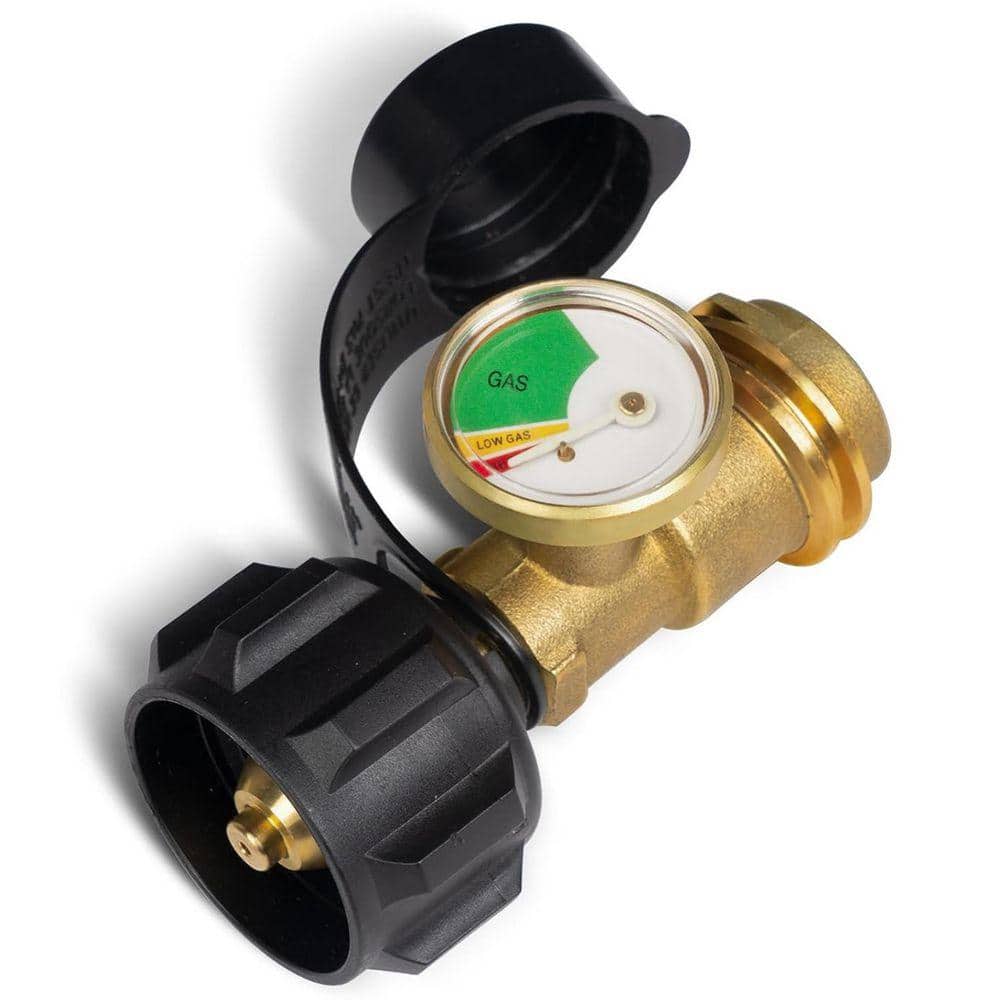 Lukvuzo Propane Tank Gauge Level Indicator QCC1 Type 1 Connection for 5-20LB Tanks RV Camper Heater Fire Pit Gas Grill (1)