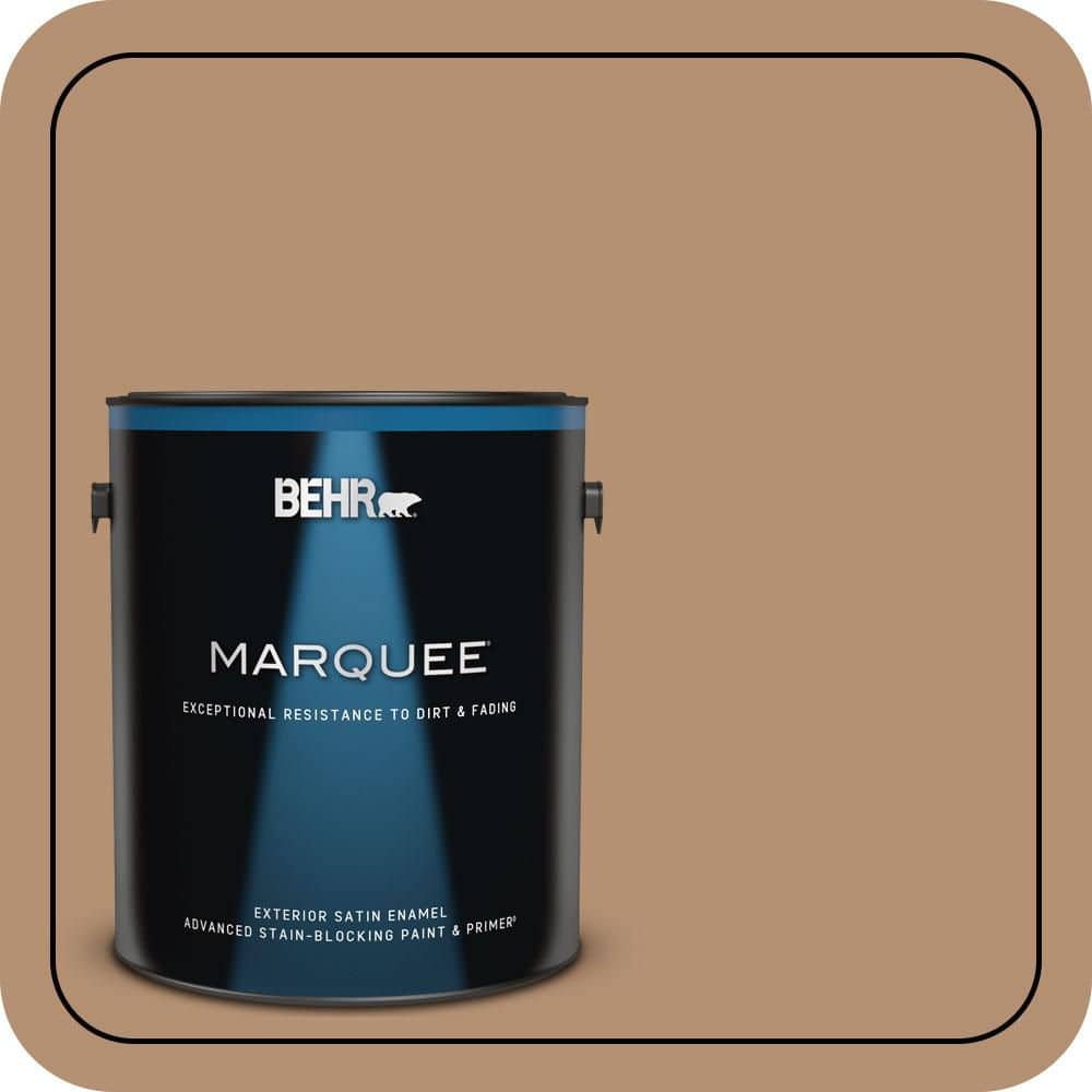 BEHR MARQUEE 1 gal. #S240-5 Poncho Satin Enamel Exterior Paint & Primer