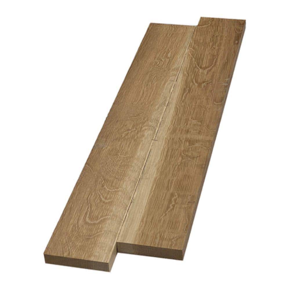 Swaner Hardwood 1 in. x 4 in. x 8 ft. Rift/Quartered Sawn White Oak S4S Hardwood Board (2-Pack) (1)