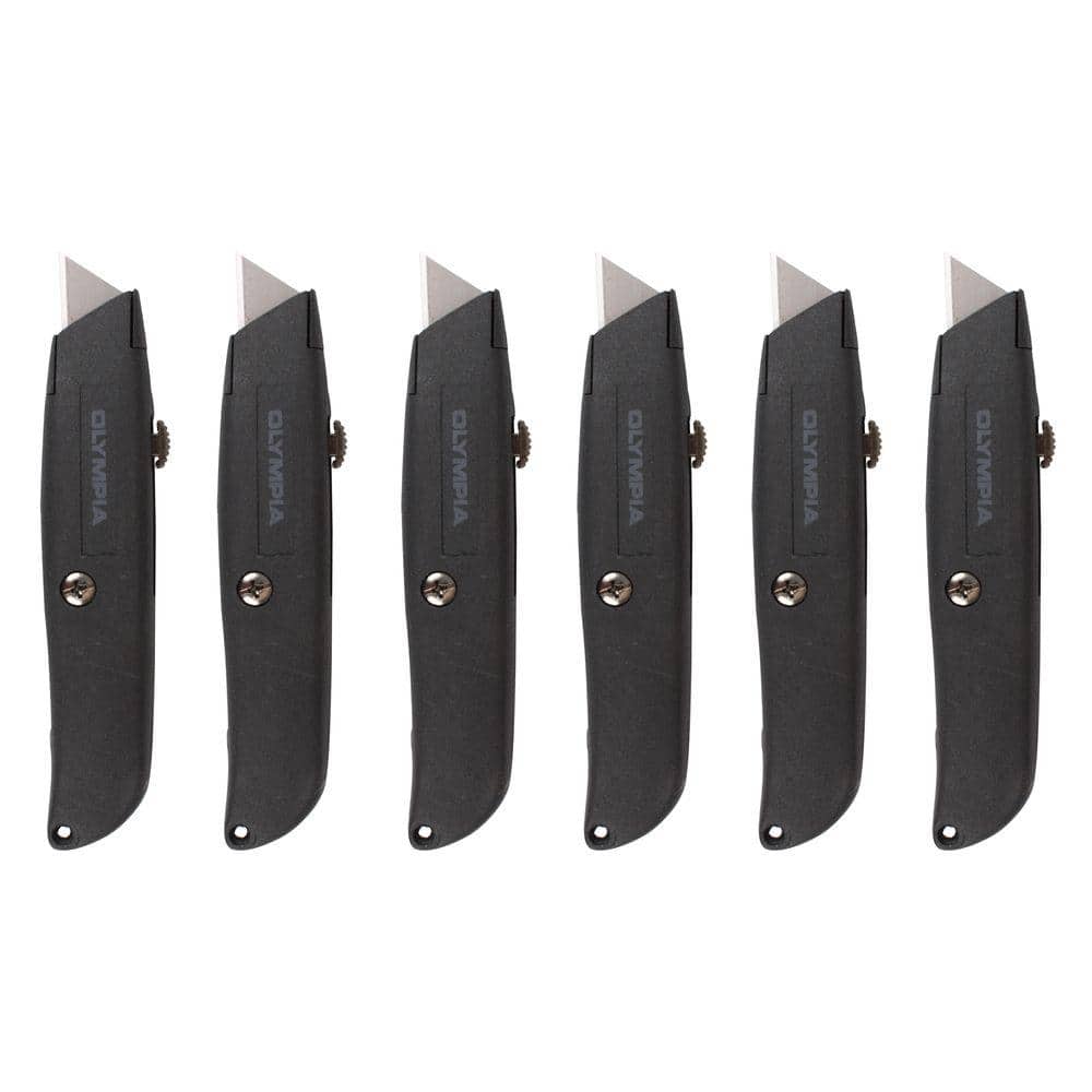 OLYMPIA Retractable Utility Knife Set (6-Piece)
