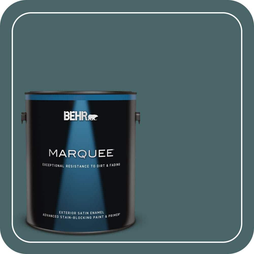 BEHR MARQUEE 1 gal. #MQ6-02 Walk Me Home Satin Enamel Exterior Paint & Primer