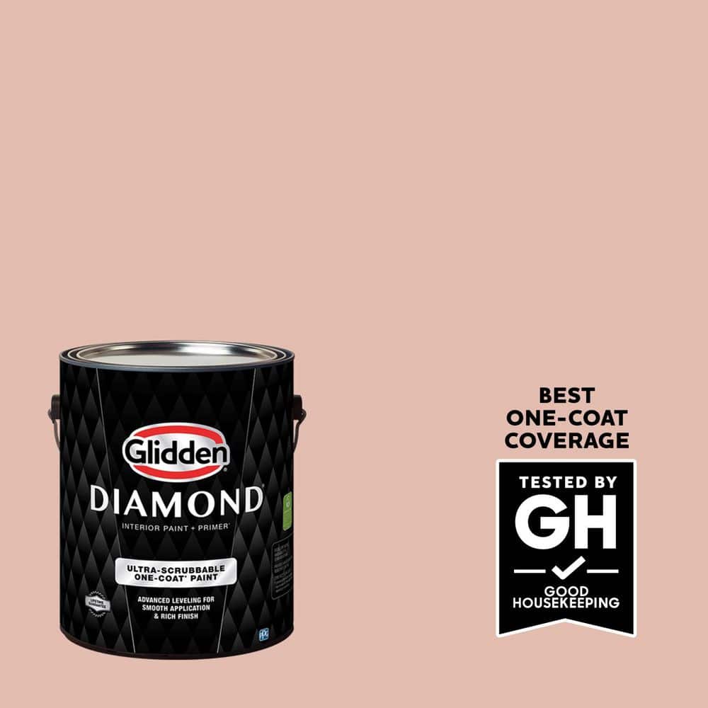 Glidden Diamond 1 gal. #PPG1066-4 Adorable Flat Interior Paint with Primer