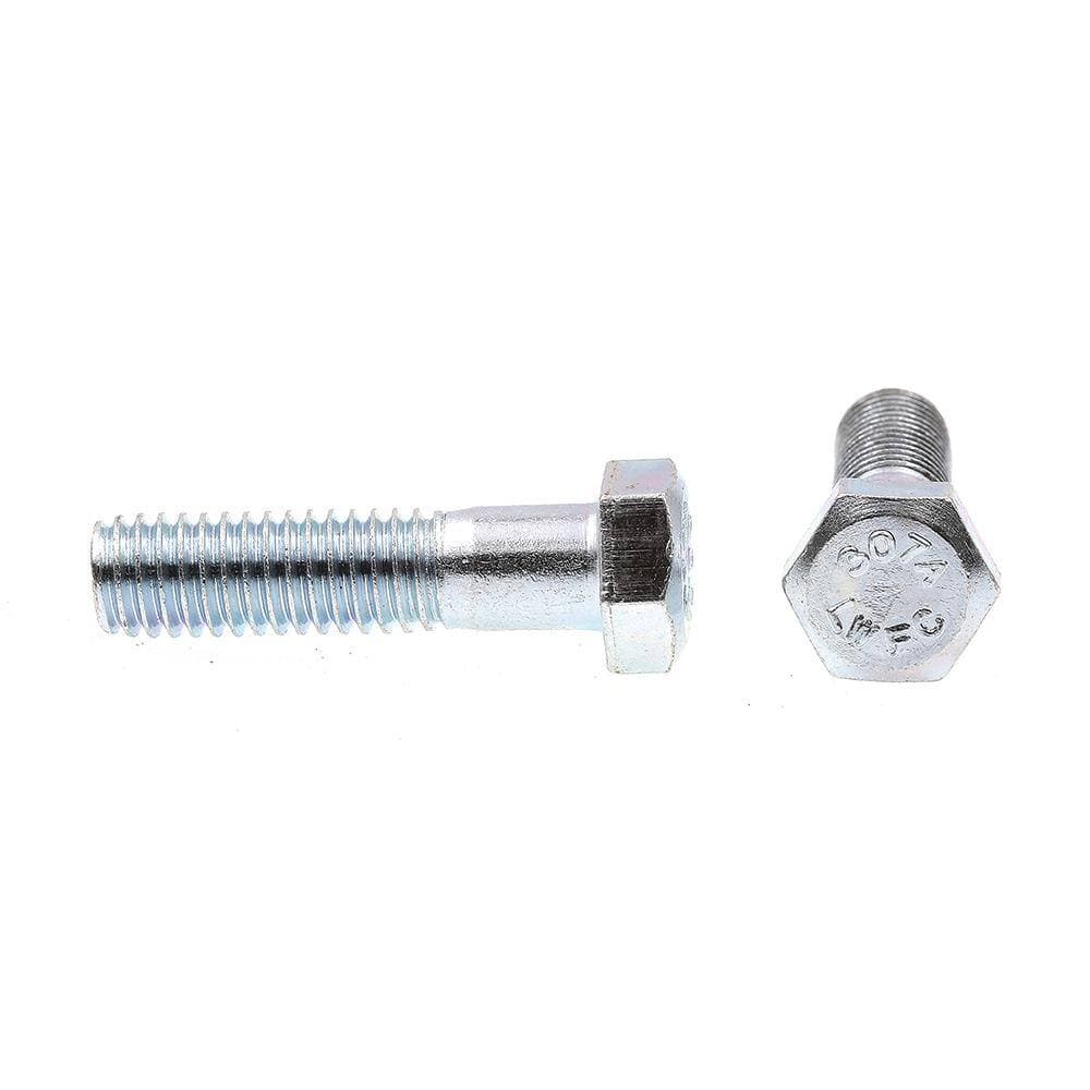 Prime-Line 3/8 in.-16 x 1-1/2 in. A307 Grade A Zinc Plated Steel Hex Bolts (50-Pack) (2)