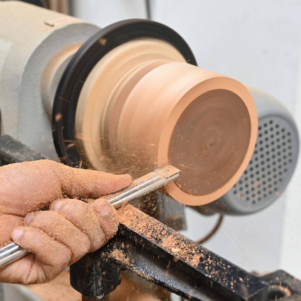 ‎POWERTEC 6-Piece Tungsten Carbide Cutter Insert Set for Wood Lathe Tools with 11mm Flat Square, 12mm Round and 10 x 28mm Diamond (2)