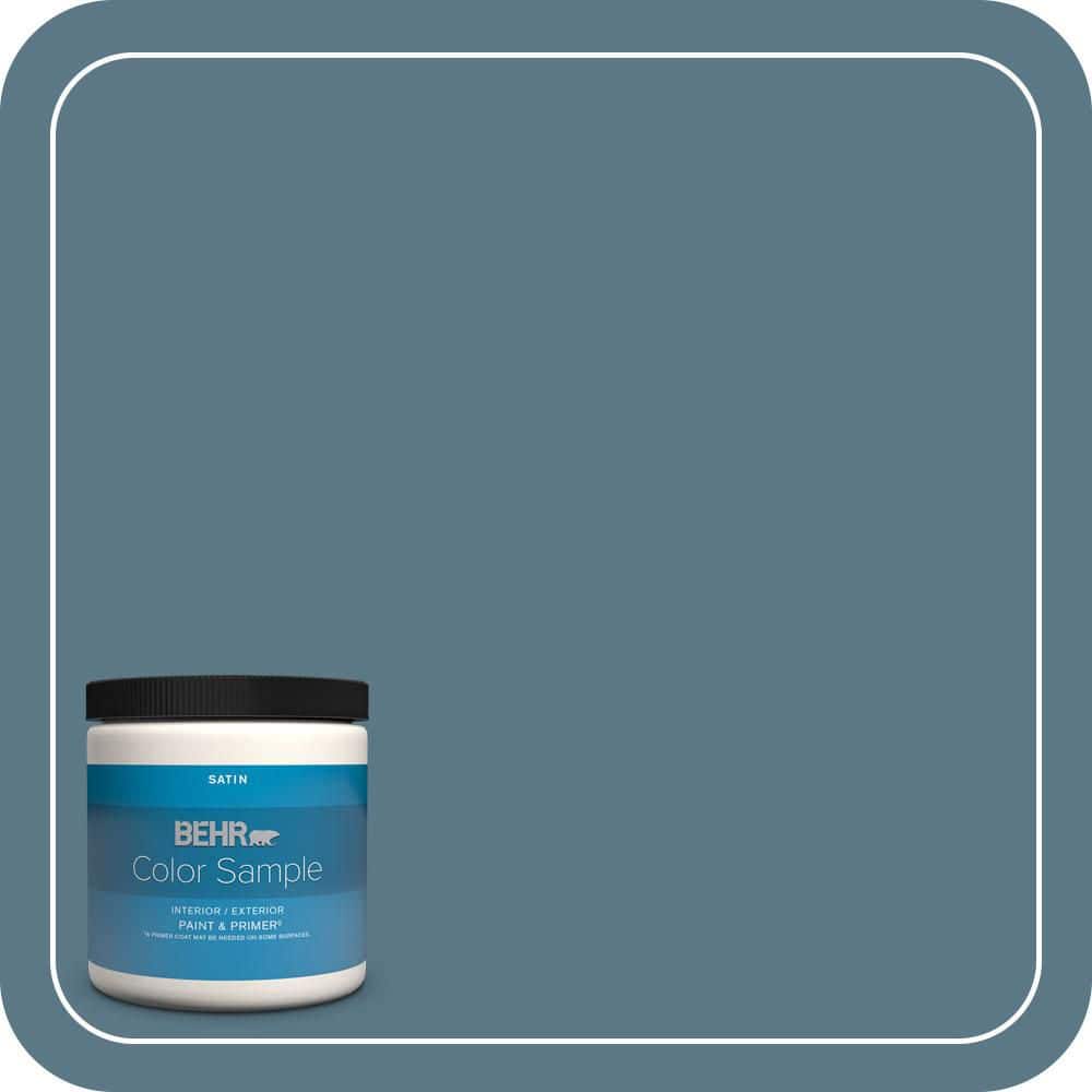 BEHR PREMIUM PLUS #PMD-65 Ocean Shadow Enamel & Primer (1)
