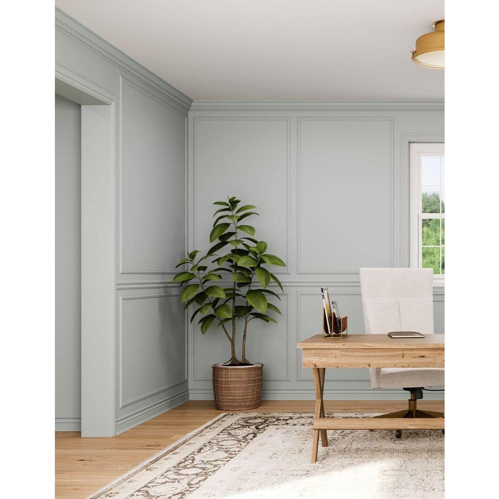 Ornamental Mouldings 1707-8FTWHW .843 in. D X 4.5 in. W X 96 in. L Unfinished White Hardwood Dentil Crown Moulding (3)