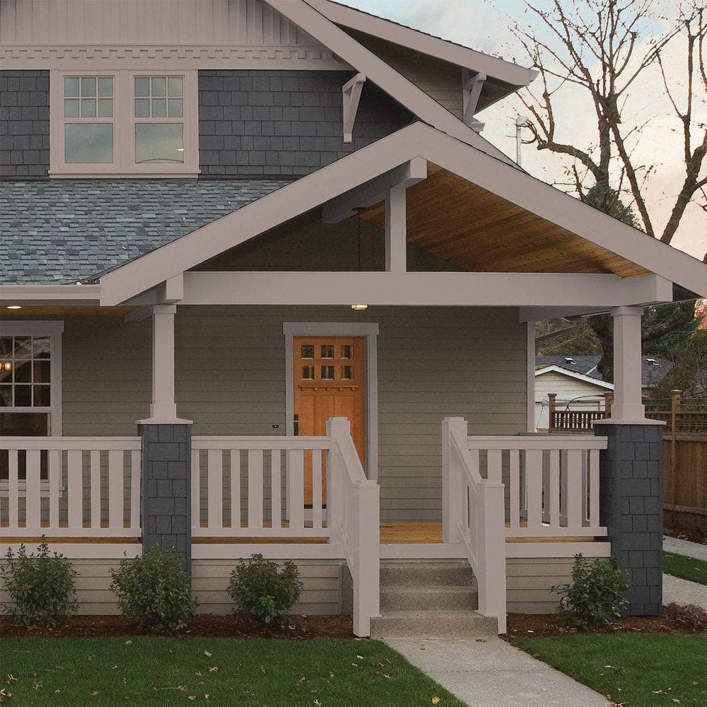 Glidden Premium PPG1018-5 Talavera Exterior Latex Paint (3)