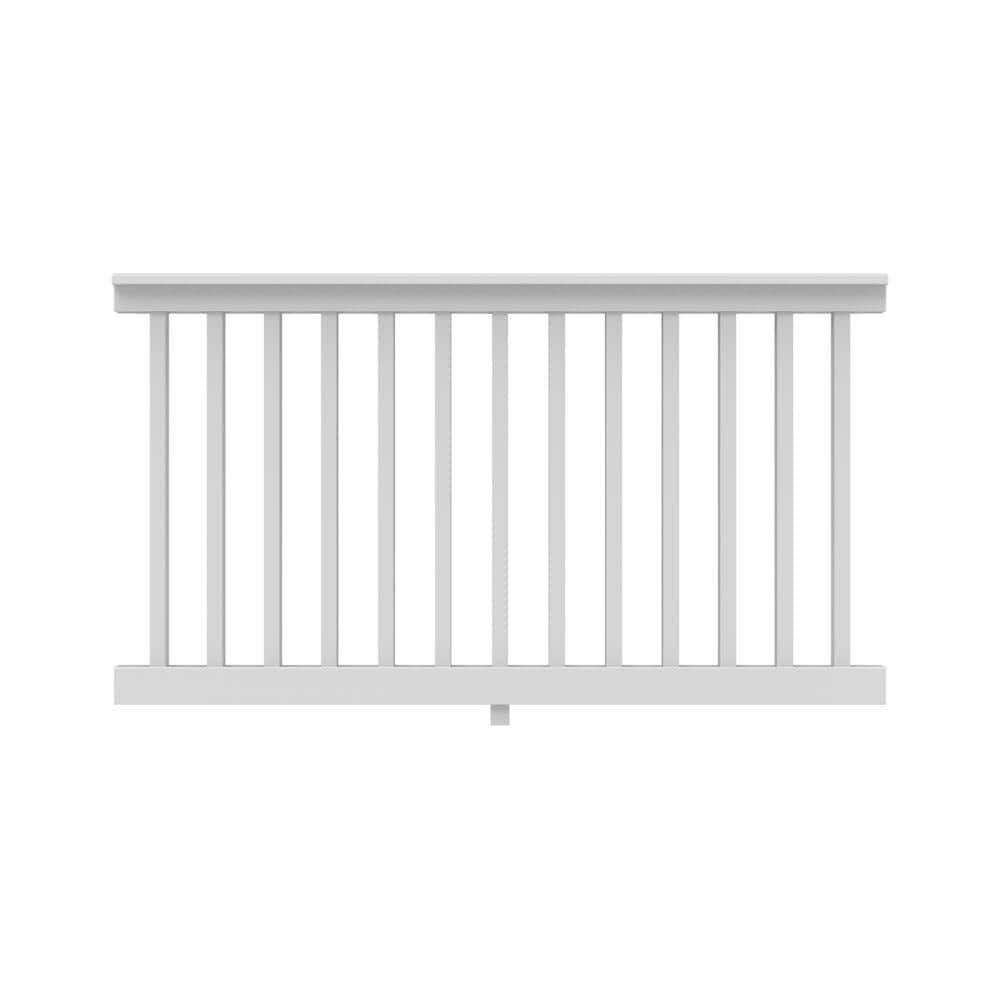 RDI Finyl Line 6 ft. x 42 in. H T-Top Level Rail Kit in White (1)