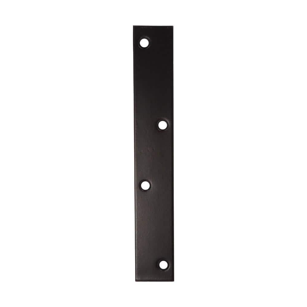 Everbilt (4-Pack) 8 in. Black Mending Plate