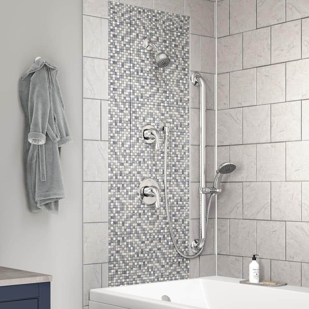 Symmons Origins 2-Handle Wall-Mounted Shower Trim Kit with Hand Shower in Polished Chrome (Valves not Included) (2)