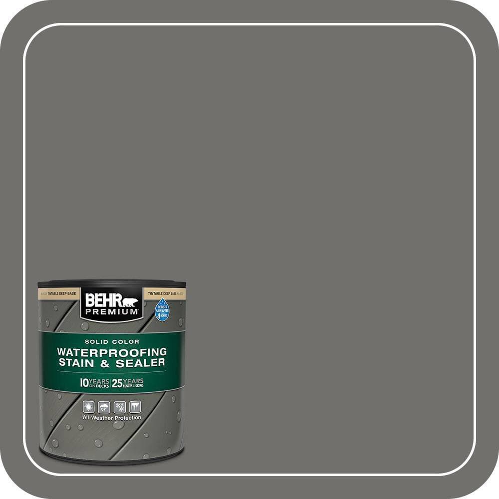 BEHR PREMIUM 1 qt. #PPU24-05 Ancestral Solid Color Waterproofing Exterior Wood Stain and Sealer (1)