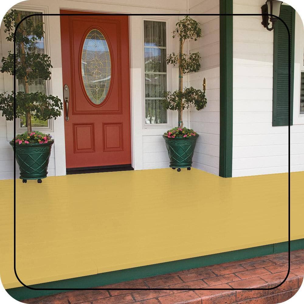 BEHR PREMIUM #PPU6-13 Low-Lustre Enamel Interior/Exterior Porch and Patio Floor Paint (2)