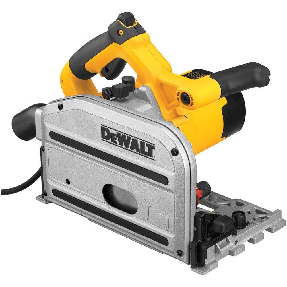 DEWALT 12 Amp Corded Track Saw Kit with 6-1/2 in. Blade, Zero-Clearance Track System and Anti-Splinter Edges (1)