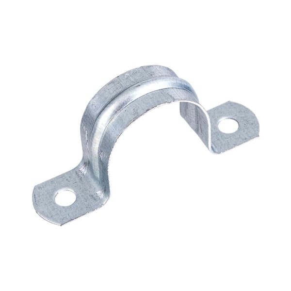 Oatey 2 in. Galvanized 2-Hole Pipe Hanger Strap (2)