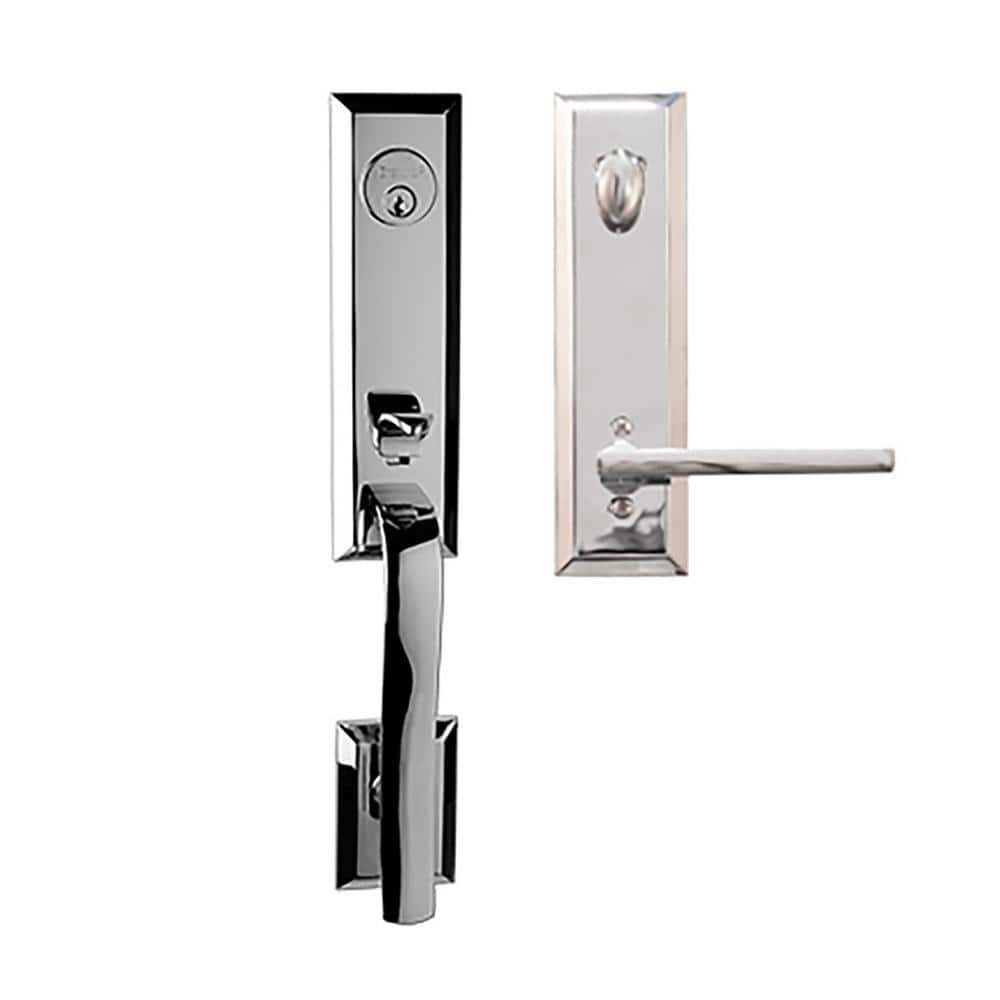 DELANEY HARDWARE Bravura 971 Austin Handleset with Left Handed Lever in Chrome (1)