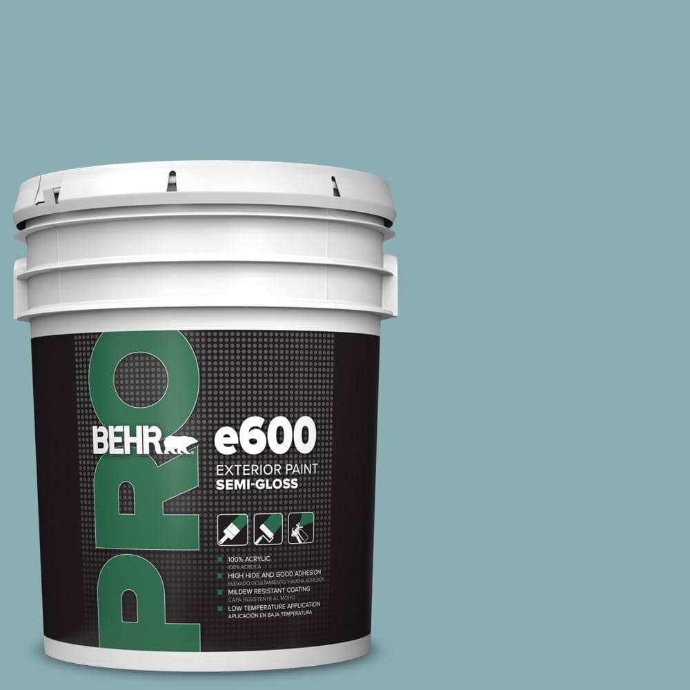BEHR PRO 5 gal. #510F-4 Bon Voyage Semi-Gloss Exterior Paint