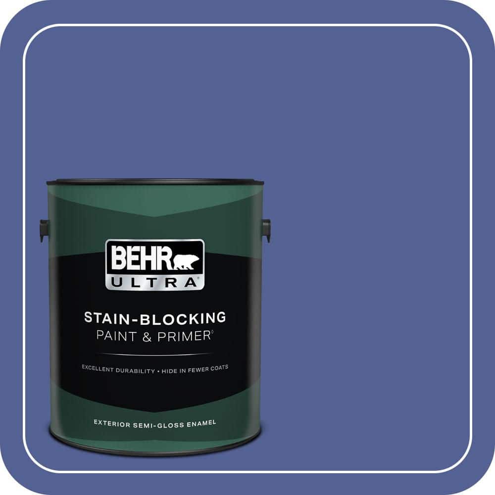 BEHR ULTRA 1 gal. #610B-7 Breathtaking Semi-Gloss Enamel Exterior Paint & Primer