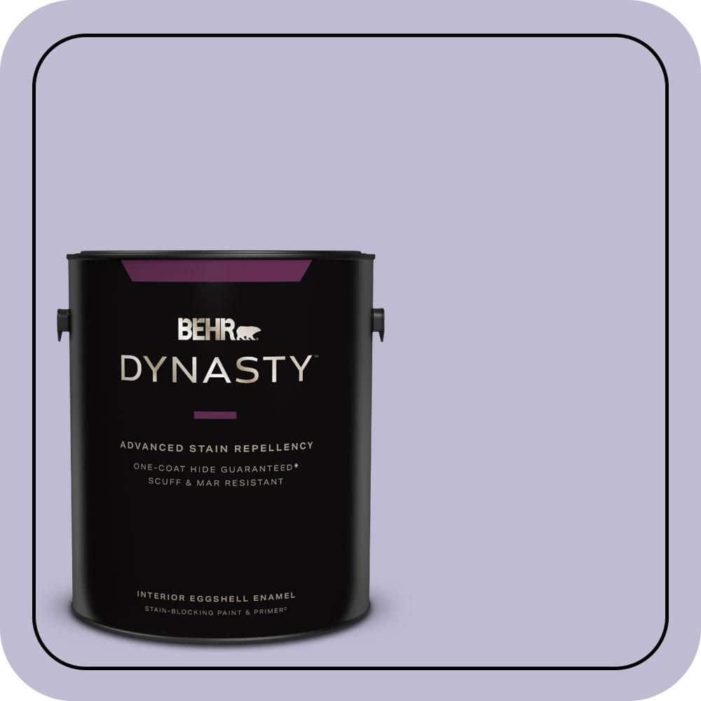 BEHR DYNASTY 1 gal. #640C-3 Twilight Pearl Eggshell Enamel Interior Stain-Blocking Paint & Primer