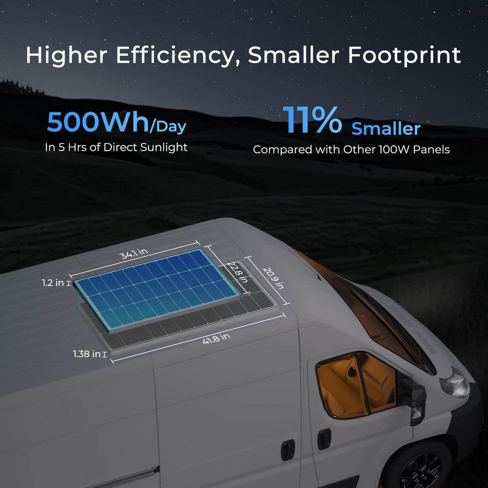 Renogy 200-Watt 12-Volt Off-Grid Solar Starter Kit w/ 2-Piece 100W Monocrystalline Panel and 40A MPPT Rover Charge Controller (2)