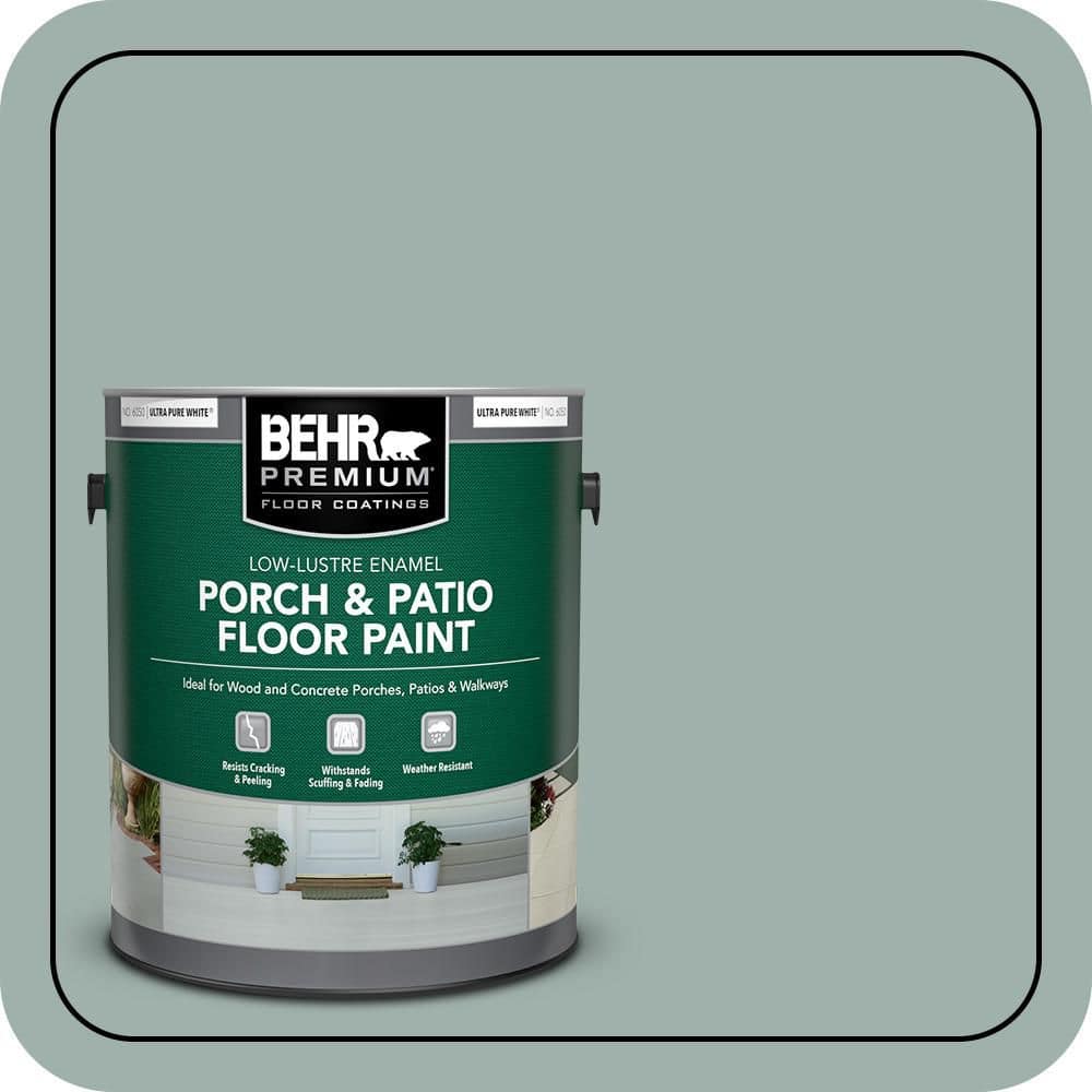 BEHR PREMIUM #N430-3 Low-Lustre Enamel Interior/Exterior Porch and Patio Floor Paint (1)