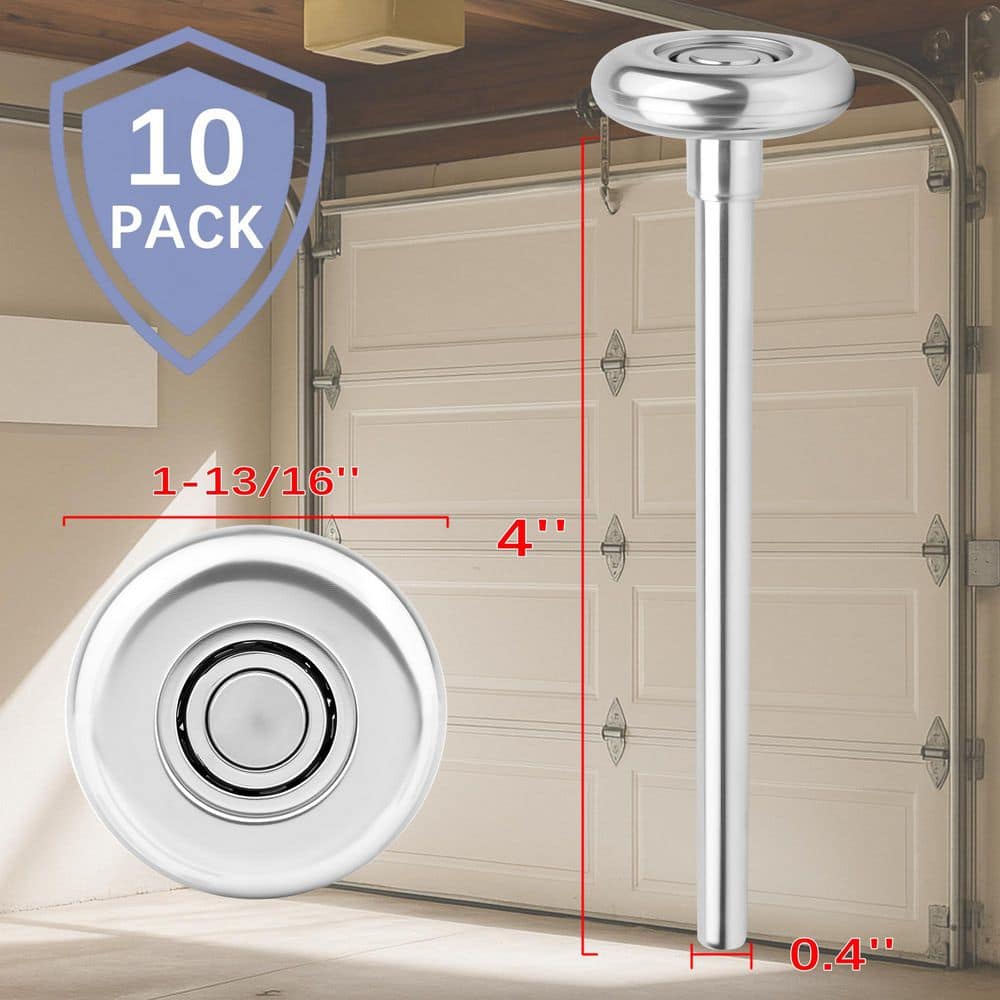 Unbranded 4 in. Steel Quiet High Load Precision Bearing Garage Door Roller for 2 in. Track Commercial 10-Pack (3)