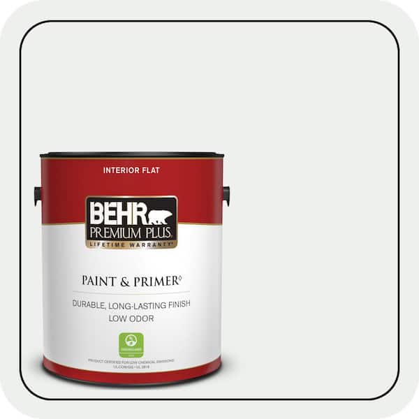 BEHR PREMIUM PLUS #BL-W15 Frost Enamel Low Odor & Primer (2)