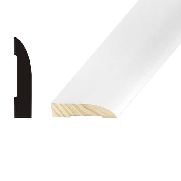 Kelleher Streamline 1/2 in. x 2-1/4 in. Primed Pine Base Moulding (2)