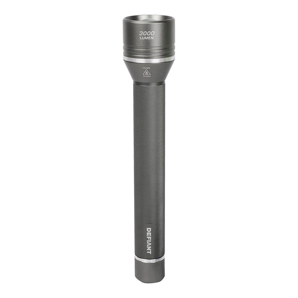 Defiant 3000 Lumens LED Slide-to-Focusing Alkaline Flashlight (2)