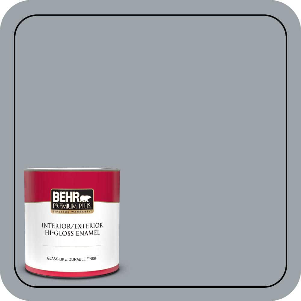 BEHR PREMIUM PLUS 1 qt. #MQ5-22 Rainmaster Hi-Gloss Enamel Interior/Exterior Paint & Primer (1)