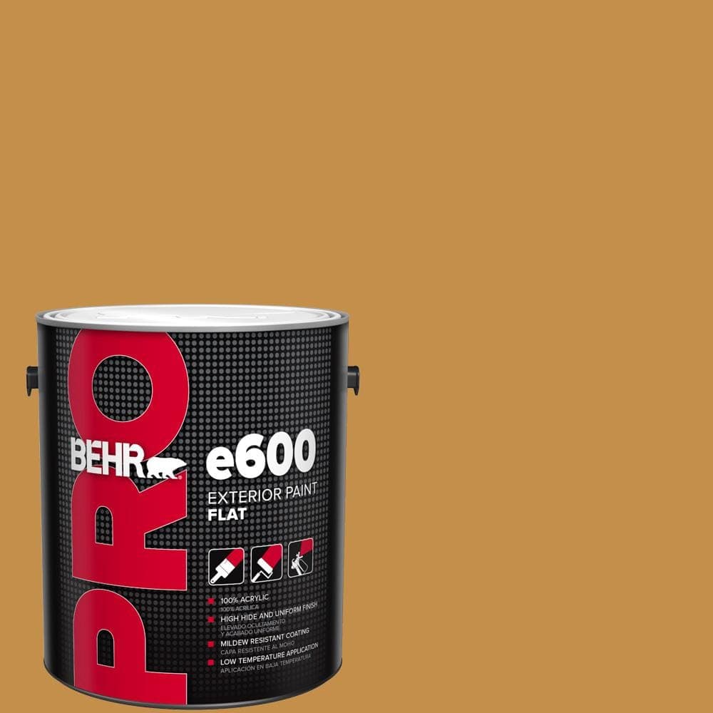 BEHR PRO 1 gal. #310D-6 Light Copper Flat Exterior Paint