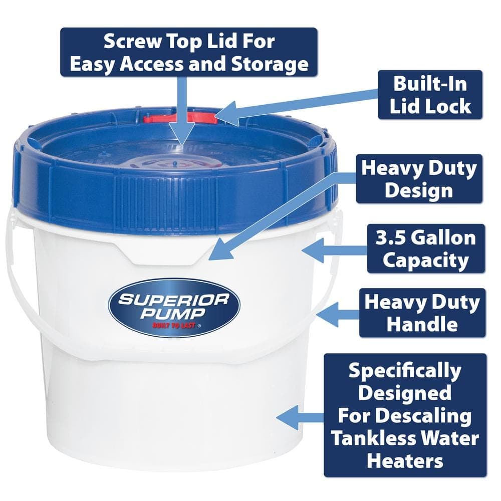 Superior Pump Tankless Water Heater Descaler Pump Kit (3)