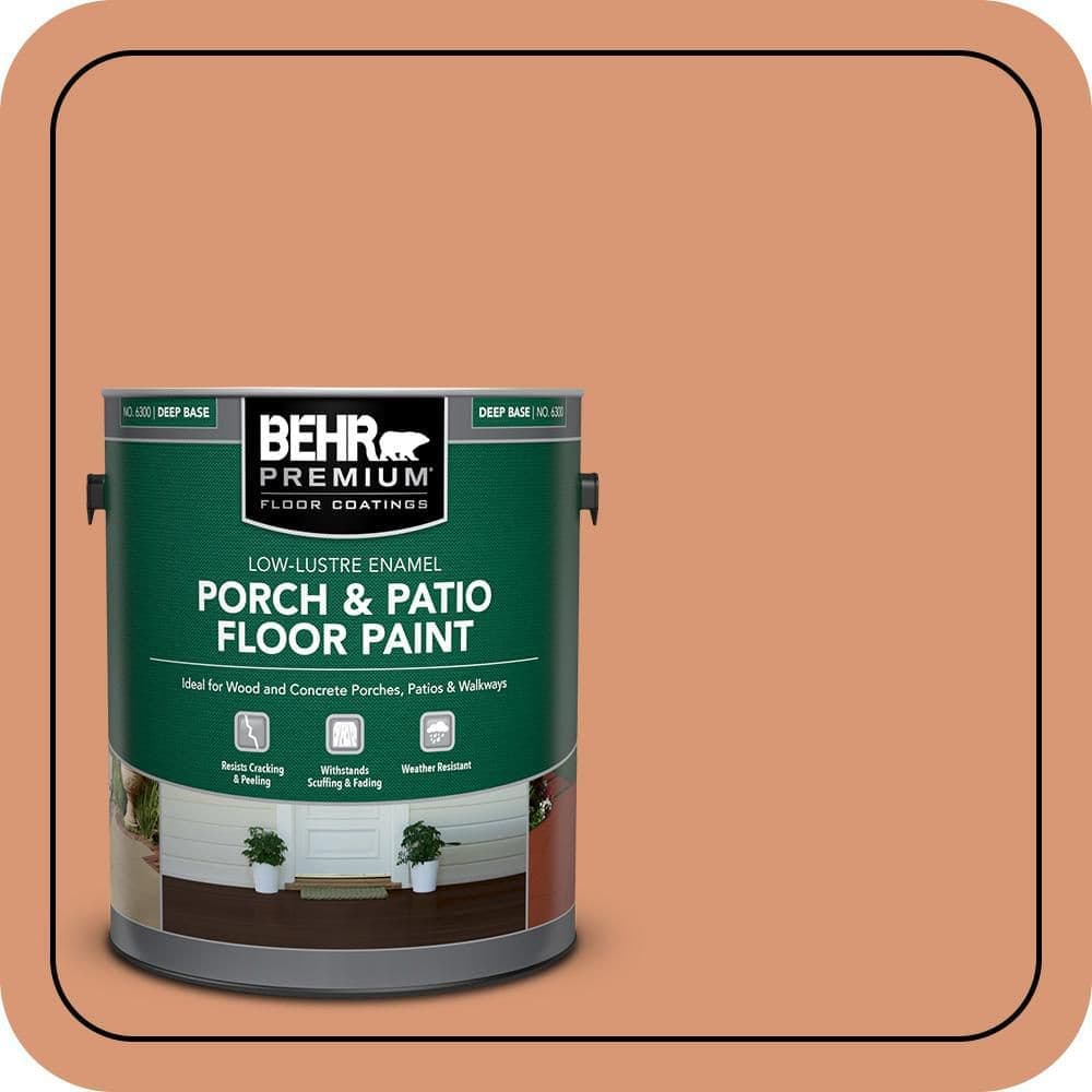 BEHR PREMIUM #M210-5 Textured Low-Lustre Enamel Interior/Exterior Porch and Patio Anti-Slip Floor Paint (1)