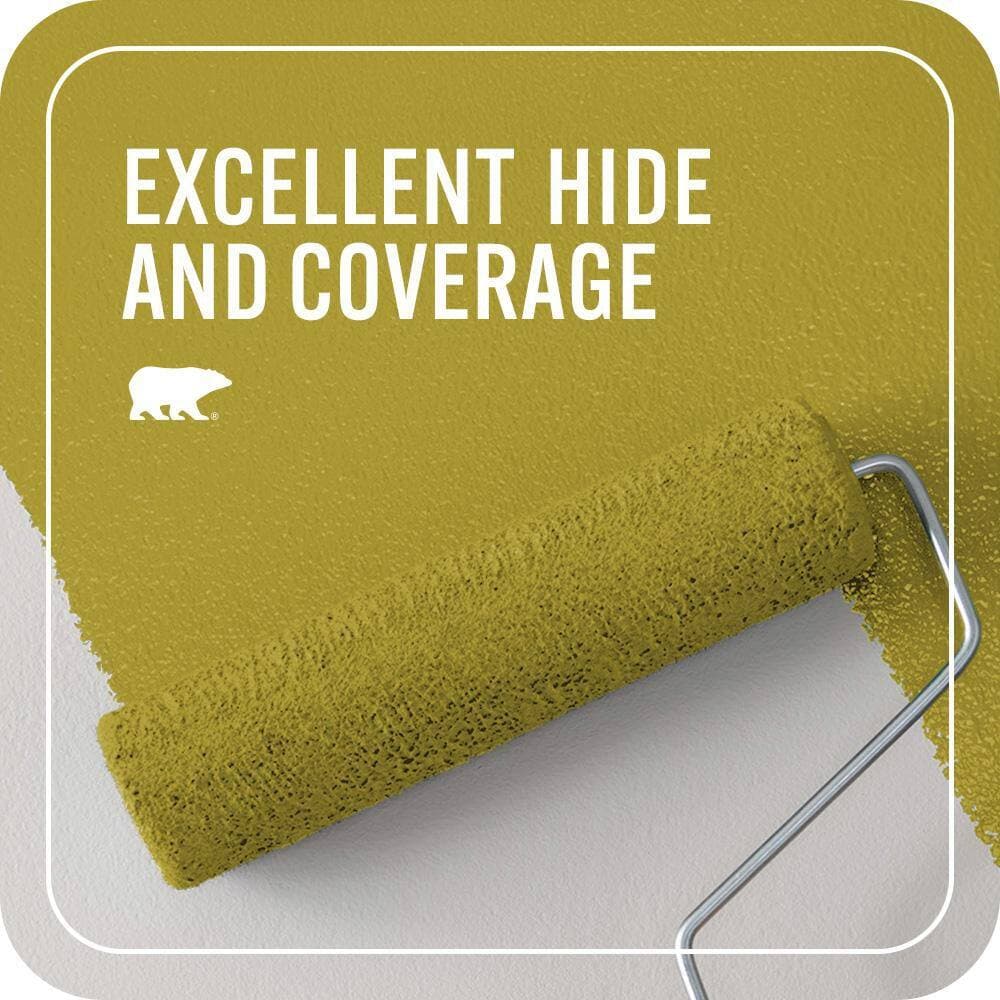 BEHR PREMIUM PLUS #P330-7 Luscious Lime Enamel Interior/Exterior Paint & Primer Color Sample (4)